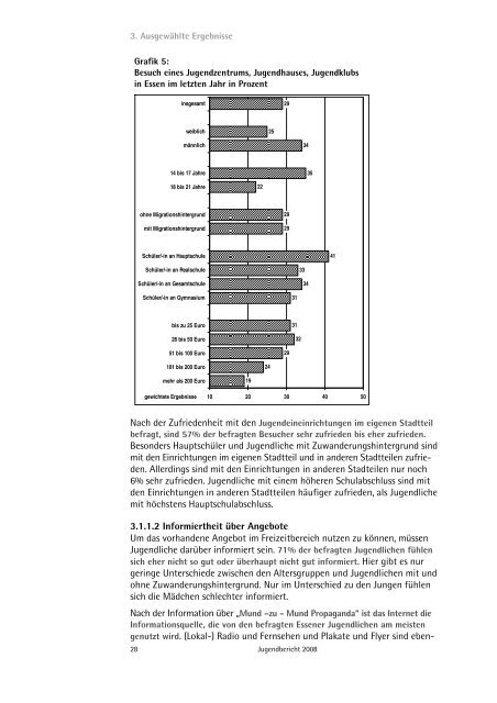 Essener Jugendbericht 2008 - Falken Essen