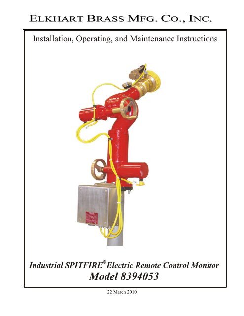 Elkhart Smooth Bore Nozzle Flow Chart