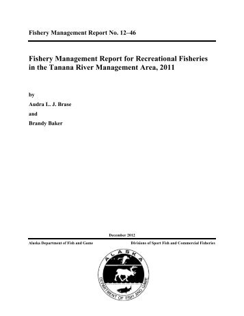 fishery management report no. 12–46 - Alaska Department of Fish ...