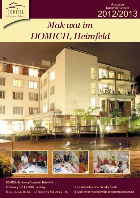 Download - DOMICIL Seniorenresidenzen