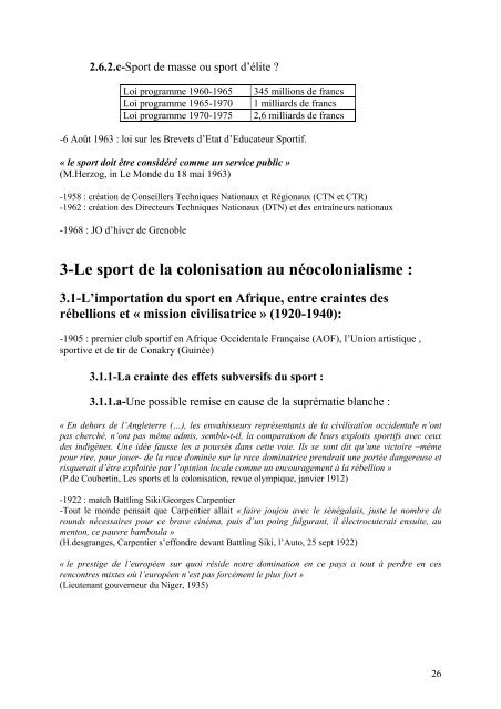 1-l'introduction du sport en France, un ... - STAPS AVIGNON