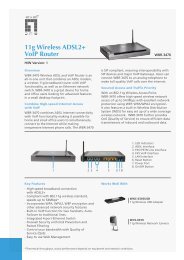 11g Wireless ADSL2+ VoIP Router - LevelOne - Quality networking ...