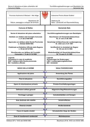 Comune di Nalles Gemeinde Nals