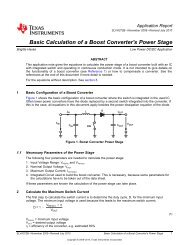 Basic Calculation of a Boost Converter's Power ... - Texas Instruments