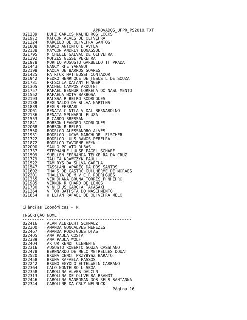 APROVADOS_UFPR_PS2010.TXT - Bloco de notas - clicRBS