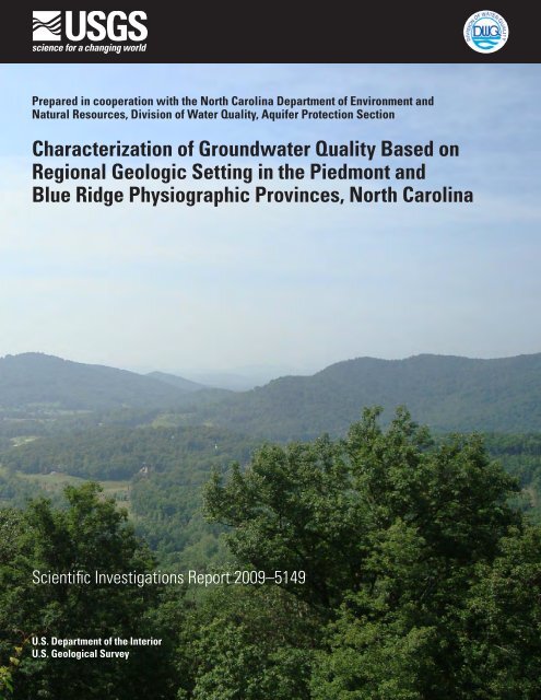 Characterization of Groundwater Quality Based on Regional ... - USGS