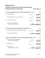 Psalm 130:1–8 - Bibal.Net