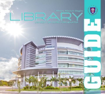 Library guide book - uthm library