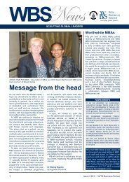 News - Wits Business School