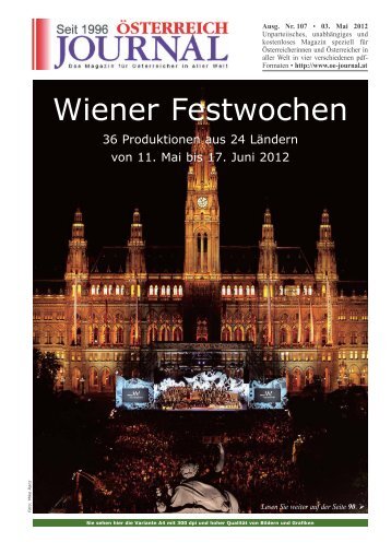 Wiener Festwochen - Österreich Journal