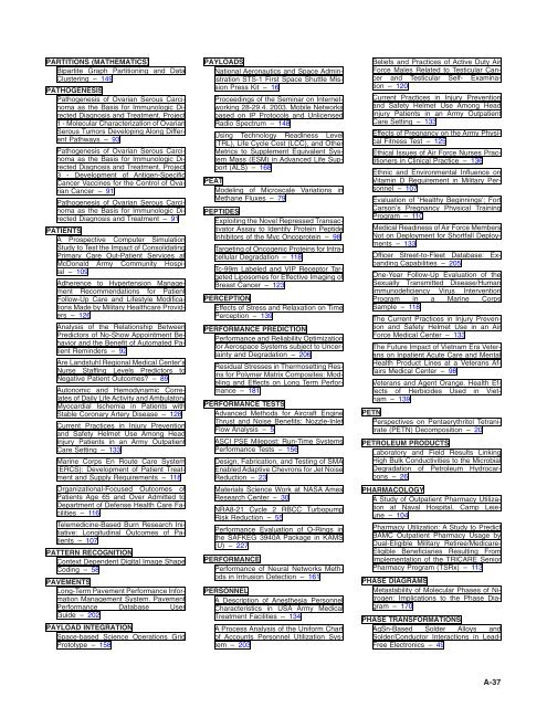 NASA Scientific and Technical Aerospace Reports