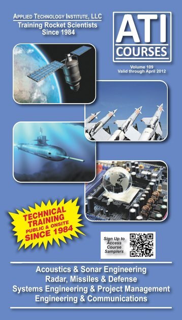 Acoustics & Sonar Engineering Radar, Missiles & Defense Systems ...
