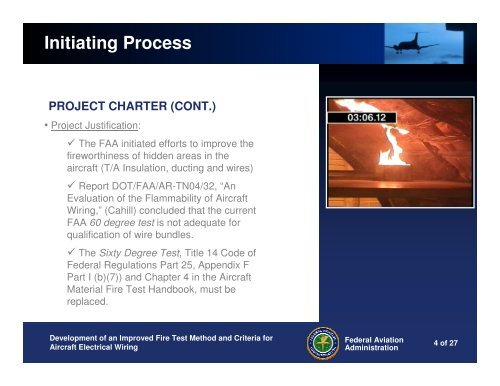 Development of an Improved Fire Test Method and Criteria for ...