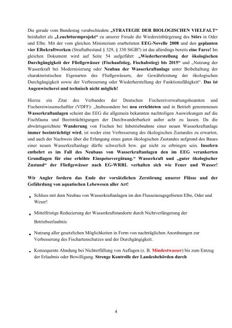 Positionspapier des DAV zur Wasserkraft (PDF 97 KB