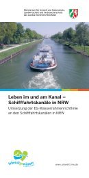 Leben im und am Kanal - Flussgebiete in NRW