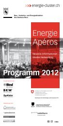 Programm 2012 - energie-cluster.ch