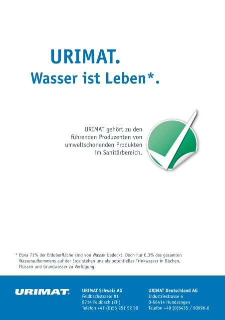 URIMAT Broschüre