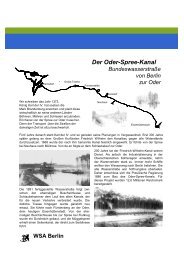 Der Oder-Spree-Kanal - Wasser- und Schifffahrtsamt Berlin