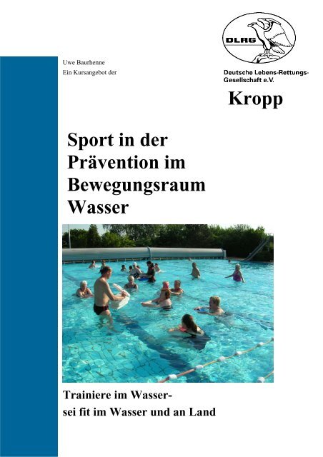 Kropp Sport in der Prävention im Bewegungsraum Wasser