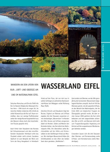 WASSERLAND EIFEL - Klepper