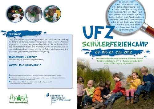 Flyer zum Download - Amöba - Verein für Umweltbildung e.V.