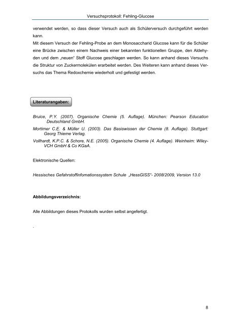 Versuchsprotokoll: Fehling-Glucose - ChidS