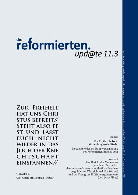 direkt zum PDF von die reformierten.upd@te - reformiert-info.de