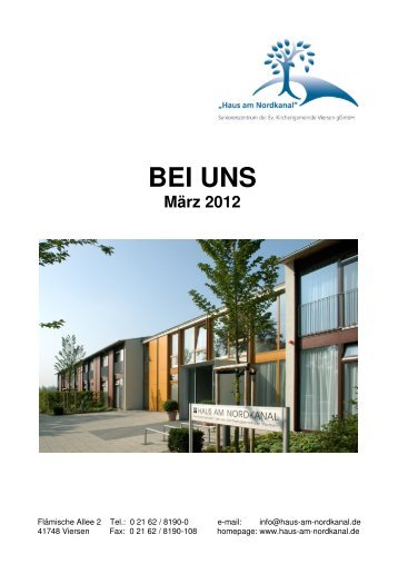 HAuszeitung März 2012 - Haus am Nordkanal