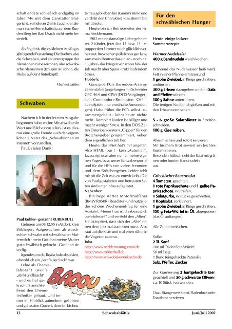 Das Magazin von Schwaben für Schwaben - BOA: Baden ...