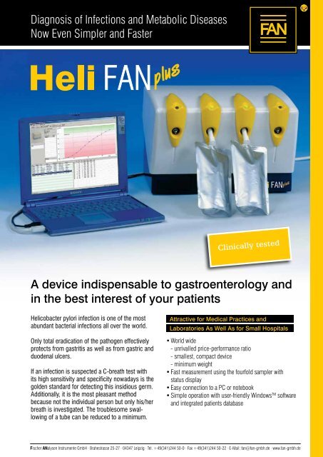 product leaflet - FAN GmbH
