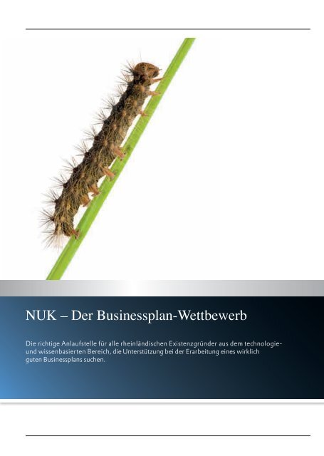 Jahresbericht 2011 - NUK Neues Unternehmertum Rheinland