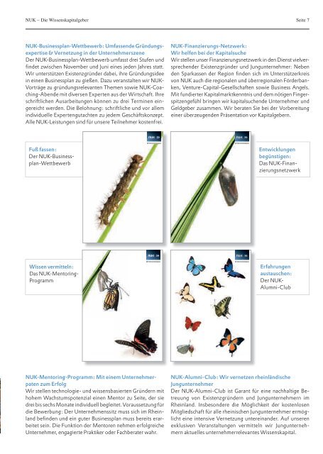 Jahresbericht 2011 - NUK Neues Unternehmertum Rheinland