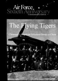 Chennault's American Volunteer Group in - Air Force Historical ...