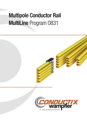 Multipole Conductor Rails Program 0831 - Conductix-Wampfler