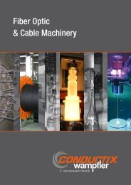 Fiber Optic & Cable Machinery - Conductix-Wampfler