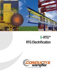 E-RTGTM RTG Electrification - Conductix