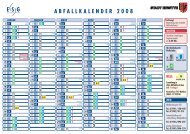 GE S ABFALLKALENDER 2008 - Stadt Erwitte