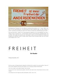 Freiheit - Reader Version 4 - Philippe Wampfler