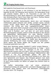 7. Ausgabe: 31.10.10 TSV Tengling - 1. FC