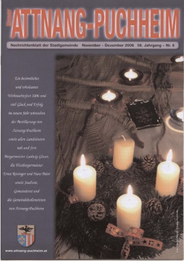 Ausgabe November-Dezember 2006 (0 bytes) - Attnang-Puchheim