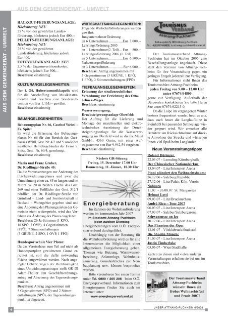 Ausgabe November-Dezember 2006 (0 bytes) - Attnang-Puchheim