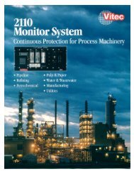 2110 vibration monitor system - Vitec, Inc