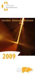 Exerzitien · Besinnung · Meditation - Erzbistum Köln