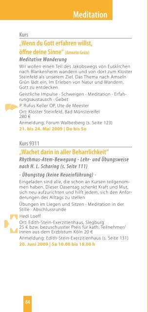 Exerzitien · Besinnung · Meditation - Erzbistum Köln