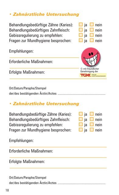 Gesundheitspass für Jugendliche