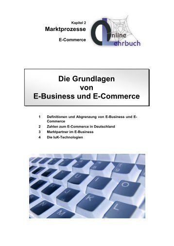 Die Grundlagen von E-Business und E-Commerce
