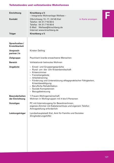 Wegweiser für Sozialpsychiatrische / Psychosoziale Hilfen in Kiel