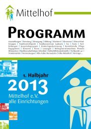 1. Halbjahr Mittelhof e.V. alle Einrichtungen