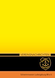 VEREINSNACHRICHTEN - Schwimmverein Ludwigsburg 08 eV