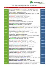 Veranstaltungskalender 2013 - Flecken Salzhemmendorf